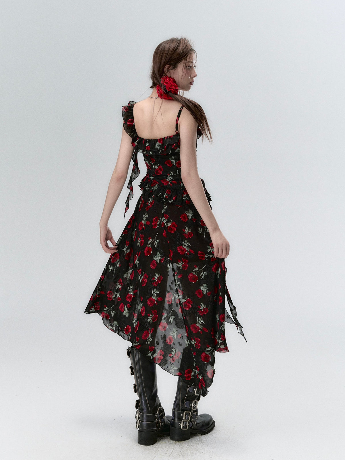 VIA PITTI Gauze Midi Dress(2color)