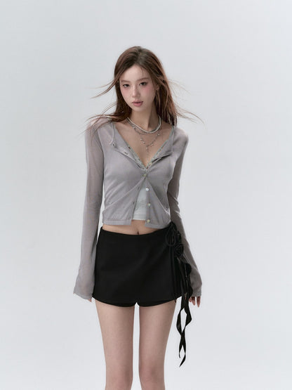 VIA PITTI Ice Silk Cardigan(3color)