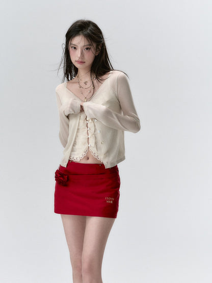 VIA PITTI Ice Silk Cardigan(3color)