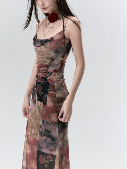 VIA PITTI Printed Midi Dress(2color)