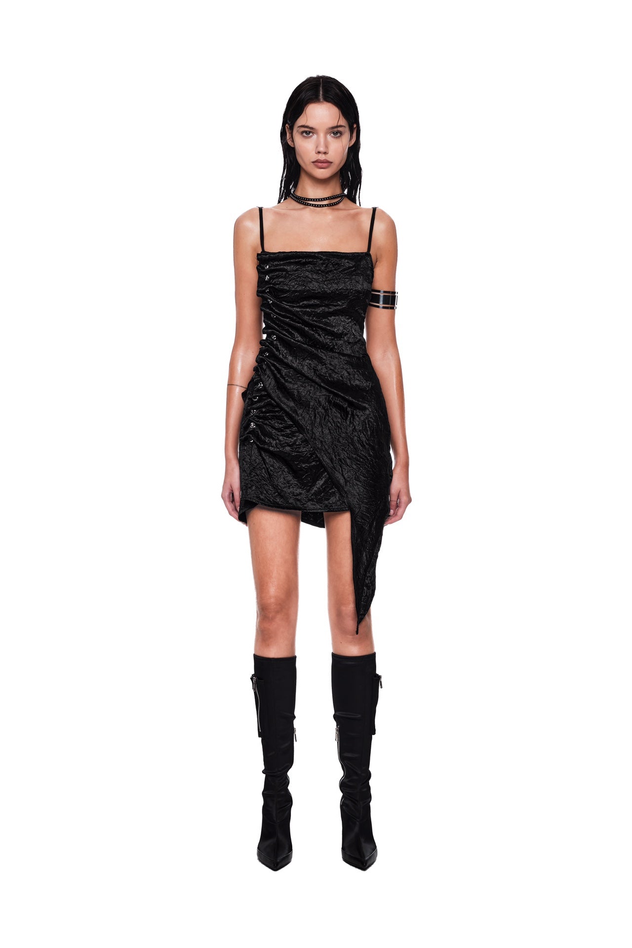 EverArcana Acetic acid spaghetti strap dress