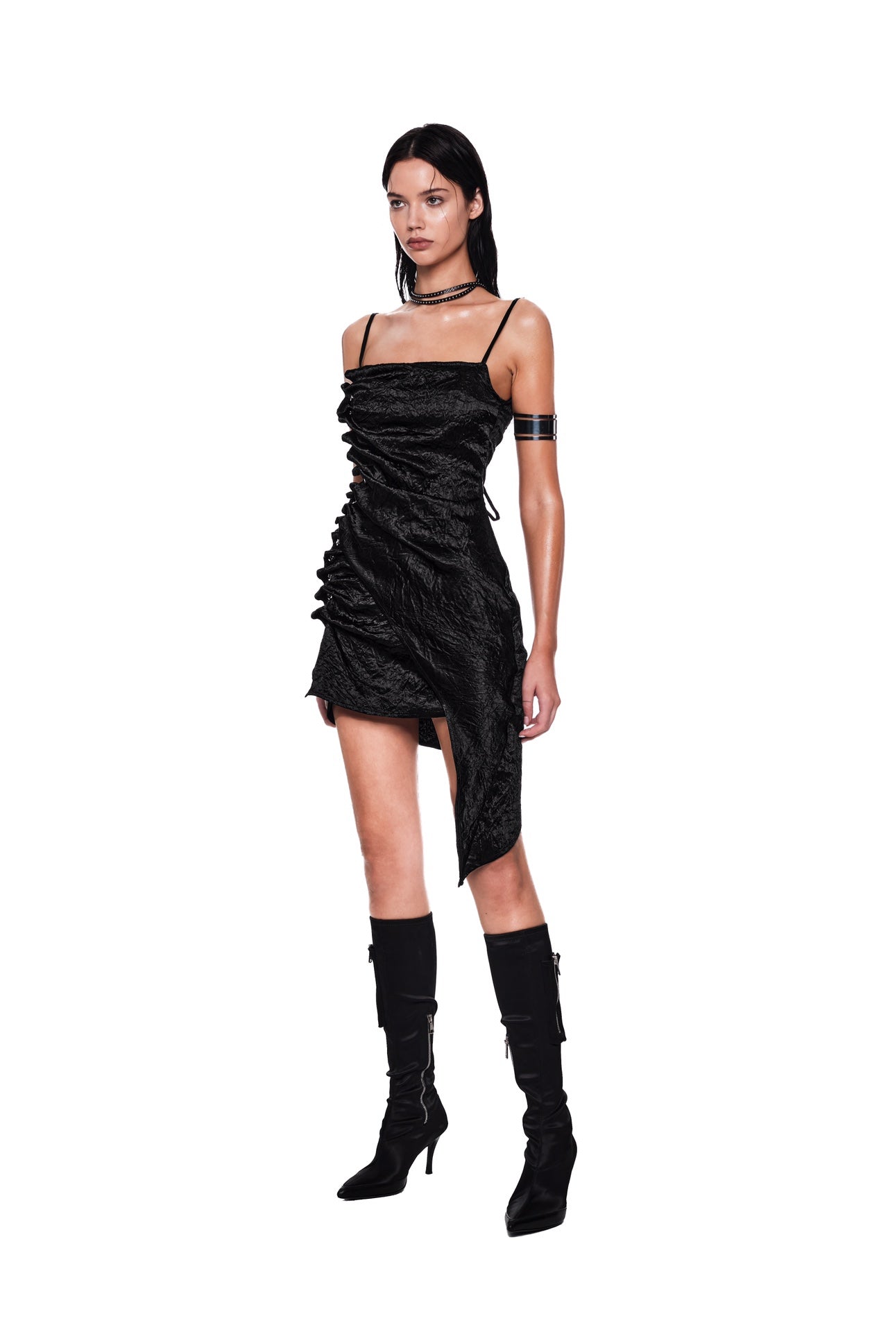 EverArcana Acetic acid spaghetti strap dress