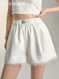 SOMESOWE Lace Shorts(2color)