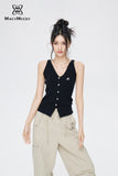 MacyMccoy Knit Halter Vest(2color)