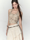 VIA PITTI Lace Two-pieces Top