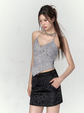 VIA PITTI Neo-Chinese Mini Skirt(2color)