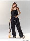 AsGony PEARL LOOSE PANTS(2color)