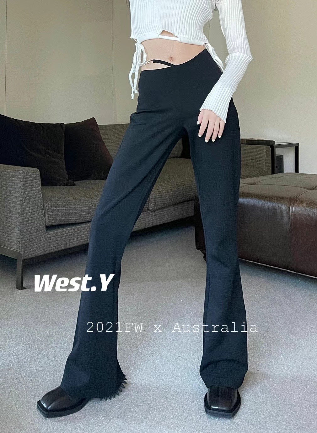 SALE West.Y Chain Slim Pants