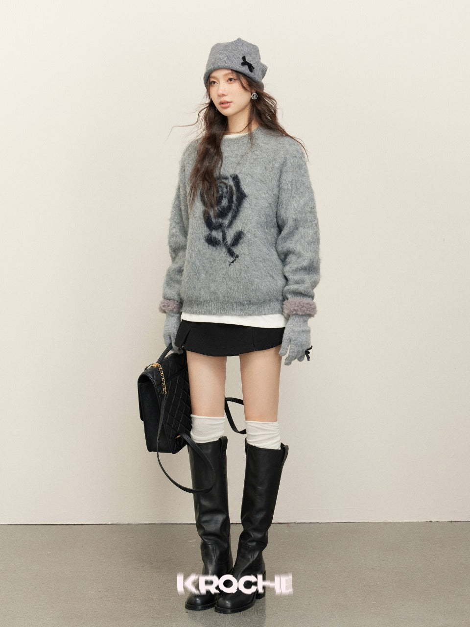 Kroche Rose Sweater(2color)