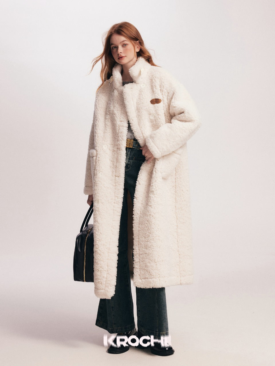 Kroche Polar Fleece Midi Coat