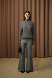 DIANA VEVINA Grey Flared Pants