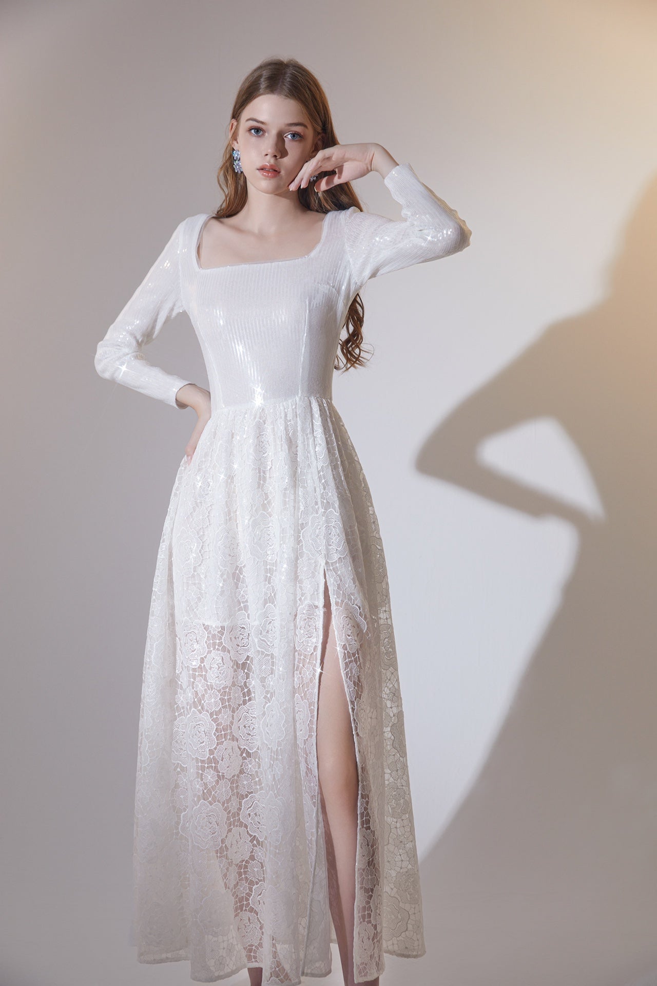 Wardrobes by chen Rose Embroidered Dress