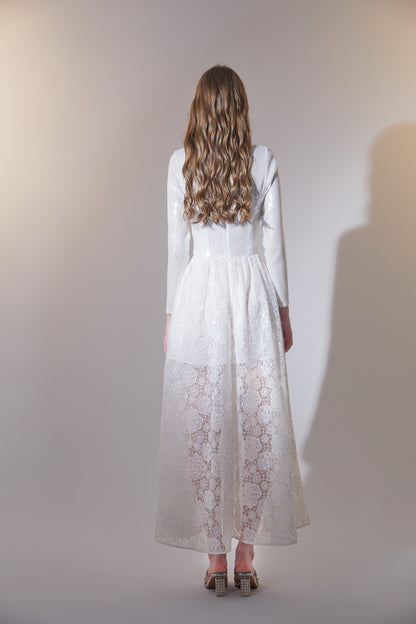 Wardrobes by chen Rose Embroidered Dress