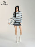 MacyMccoy Contrast Stripe Sweater