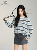 MacyMccoy Contrast Stripe Sweater