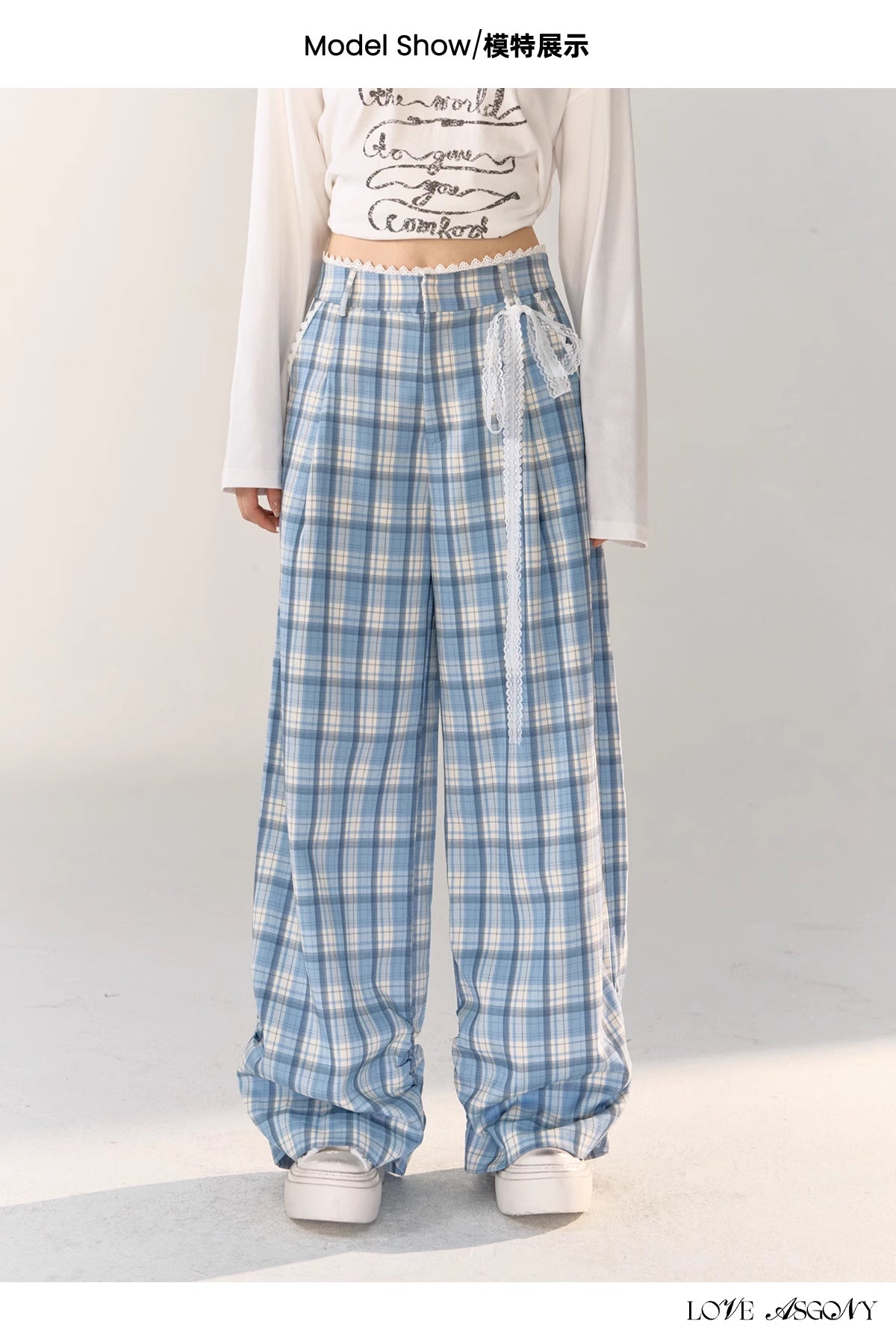 【OPEN YY】OVERLAY PANTS (2COLORS) OVERLAY PANTS, GRAY