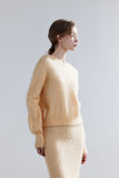 LJOS Nordic-Style Mohair Knit Sweater Or Skirt