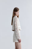 LJOS Hollow-Out Lace Jacket Or Skirt