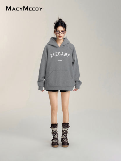 MacyMccoy Diamante Hoodie(Grey)