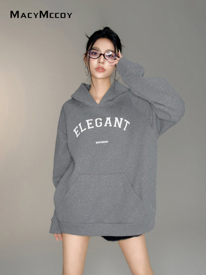 MacyMccoy Diamante Hoodie(Grey)