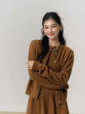 Lafreedom 3 pieces Knit Set(Brown)