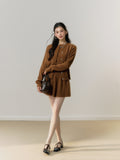 Lafreedom 3 pieces Knit Set(Brown)