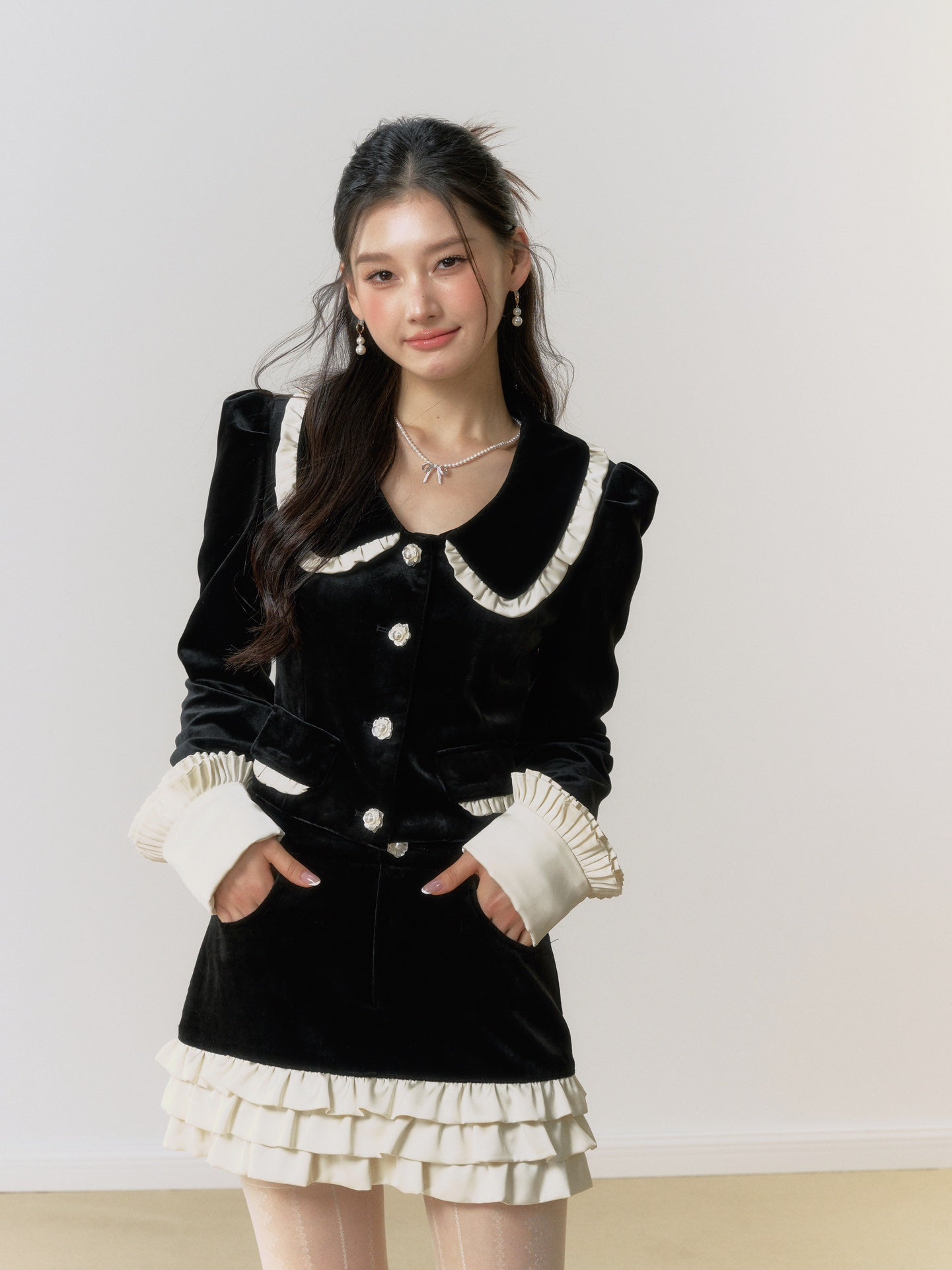 Lafreedom Pearl Black Velvet Set(SEPERATE)