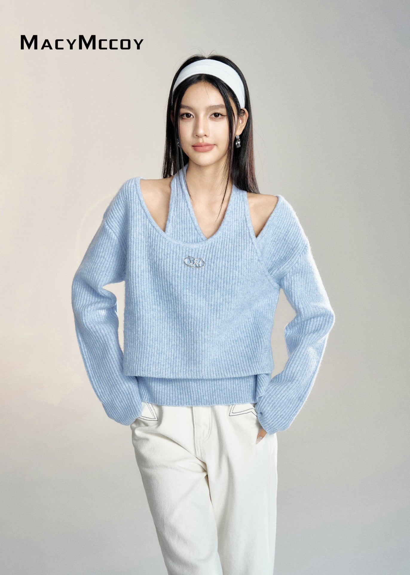 MacyMccoy Hollow Sweater (2color)