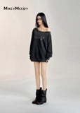 MacyMccoy One Shoulder Hoodie