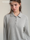 SOMESOWE Lace Patchwork Polo