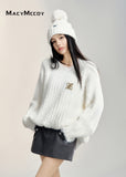 MacyMccoy 24FW Soft Minky Sweater(2color)