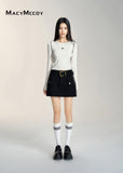 MacyMccoy 24FW Belt Mini Skirt(2color)