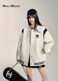 MacyMccoy 24FW Heart Baseball Jacket(2color)