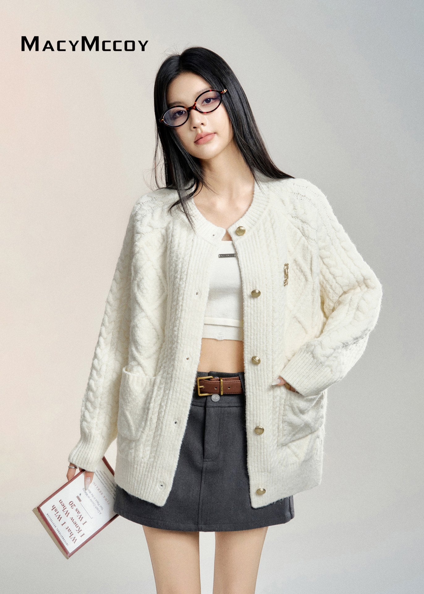 MacyMccoy 24FW Knit Cardigan(2color)