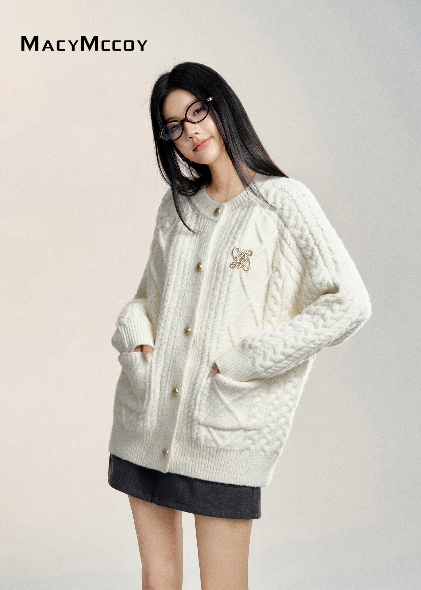 MacyMccoy 24FW Knit Cardigan(2color)