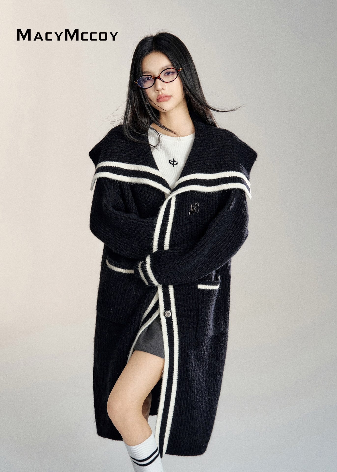 MacyMccoy 24FW Contrast Oversize Coat