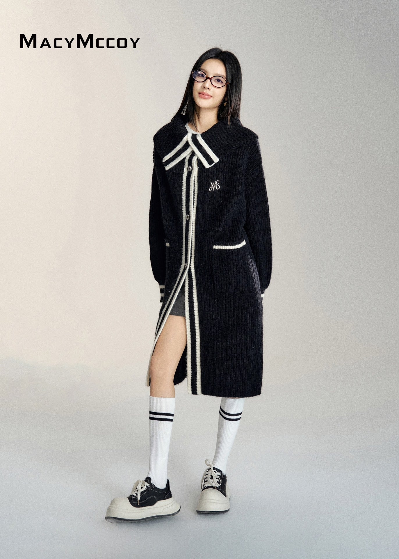 MacyMccoy 24FW Contrast Oversize Coat