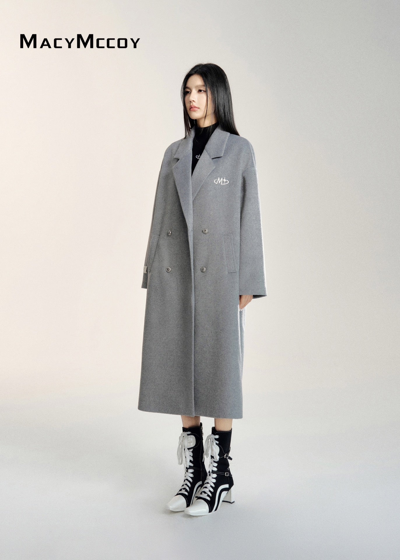 MacyMccoy 24FW Tweed Maxi Coat(2color)