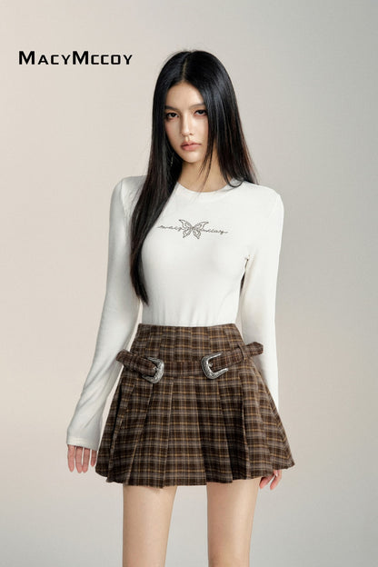 MacyMccoy 24FW Belt Pleated Skirt