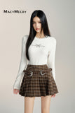 MacyMccoy 24FW Belt Pleated Skirt