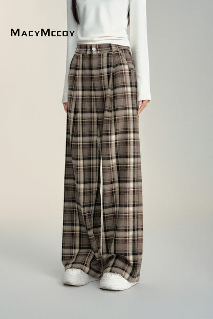 MacyMccoy 24FW Grid Loose Pants