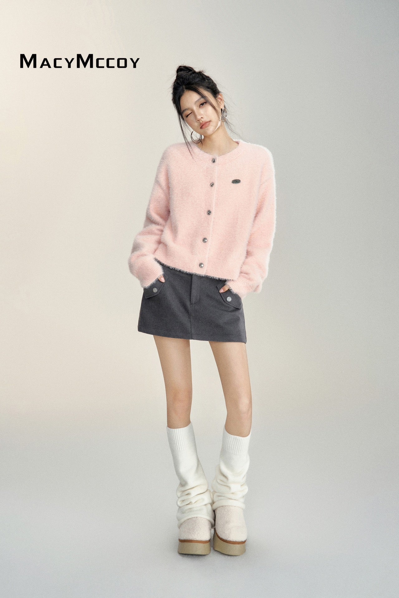 MacyMccoy 24FW Soft Minky Cardigan(2color)