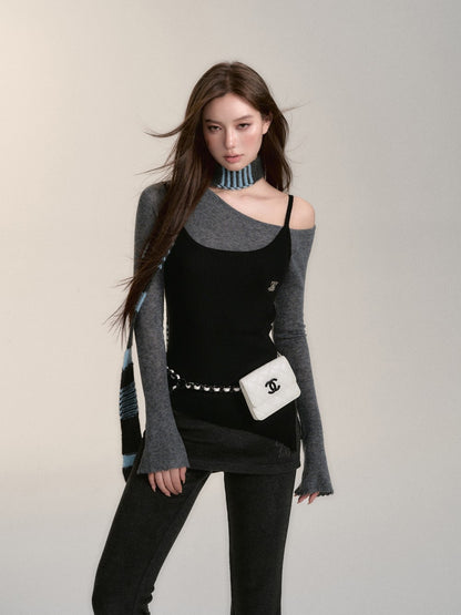 VIA PITTI V24DK212 Knit Top(2color)