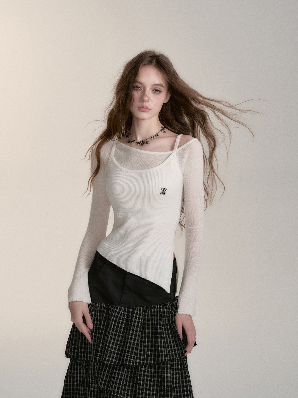 VIA PITTI V24DK212 Knit Top(2color)