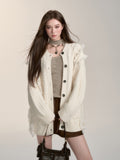 VIA PITTI V24DK170 Cable Knit Cardigan(2color)