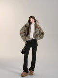 VIA PITTI V24DC179 Fur Coat(2color)