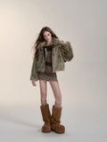 VIA PITTI V24DC179 Fur Coat(2color)