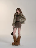 VIA PITTI V24DC179 Fur Coat(2color)