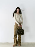 VIA PITTI V24DTP129 Rivet Knit Top(2color)