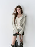 VIA PITTI V24DK148 Ribbon Knit Cardigan(2color)